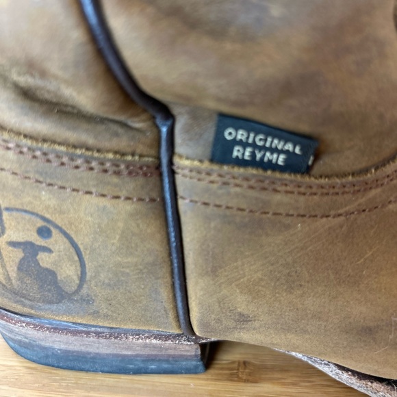 REYME SUNFLOWER FLORAL EMBROIDERED SIZE 6.5 BOOTS - Picture 4 of 9